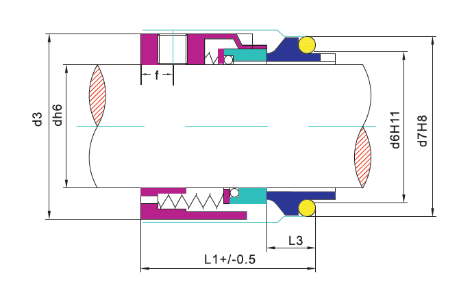 M74 Multi Spring Mechanical Seal