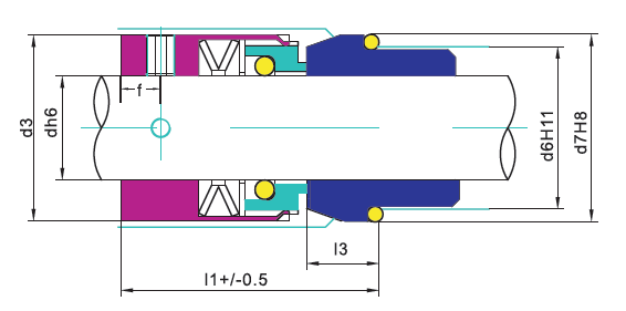 High Quality M7N Mechanical Seals with G9 Stationary Seat
